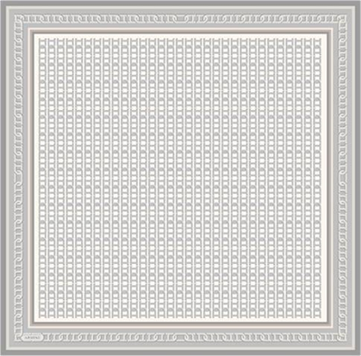 Armine Klasik Desenli Saf İpek Twill Eşarp 9301D 83