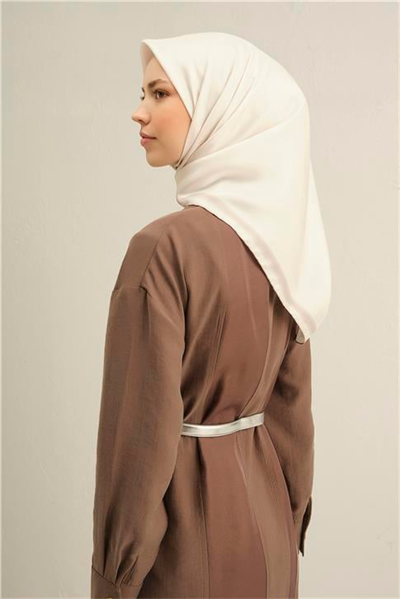 Armine Klasik Desenli Saf İpek Twill Eşarp 9356D 07