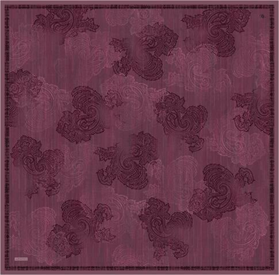 Armine Klasik Desenli Saf İpek Twill Eşarp 9428D 82