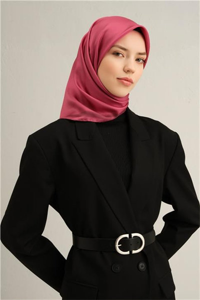 Armine Klasik Desenli Saf İpek Twill Eşarp 9319D 08