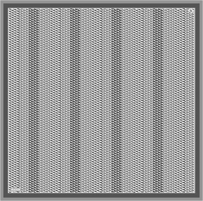 Armine Klasik Desenli Saf İpek Twill Eşarp 9319D 08