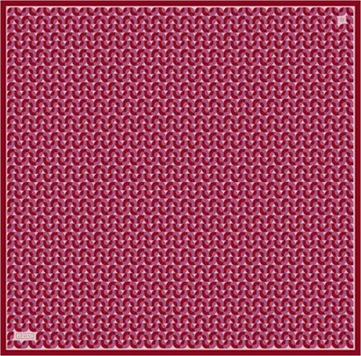 Armine Klasik Desenli Saf İpek Twill Eşarp 9321D 82
