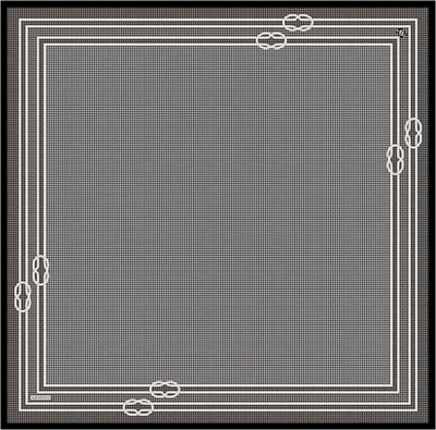 Armine Klasik Desenli Saf İpek Twill Eşarp 9404D 80
