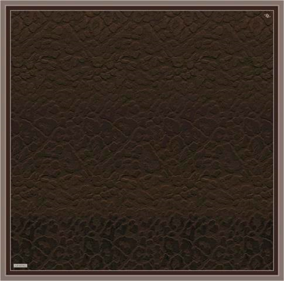 Armine Klasik Desenli Saf İpek Twill Eşarp 9408D 83