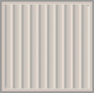 Armine Klasik Desenli Saf İpek Twill Eşarp 9327D 80