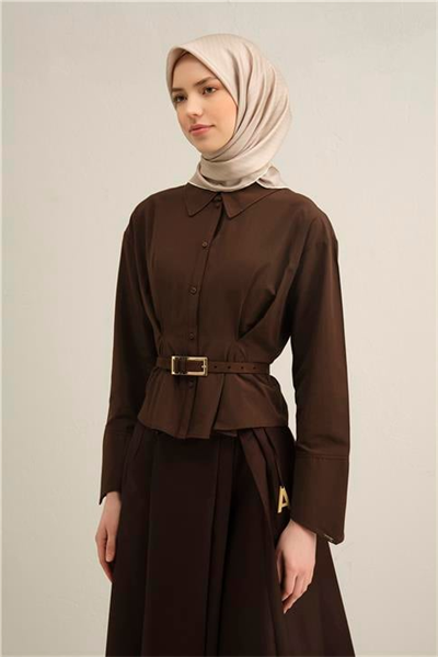 Armine Klasik Desenli Saf İpek Twill Eşarp 9348D 86