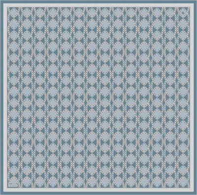 Armine Klasik Desenli Saf İpek Twill Eşarp 9410D 36