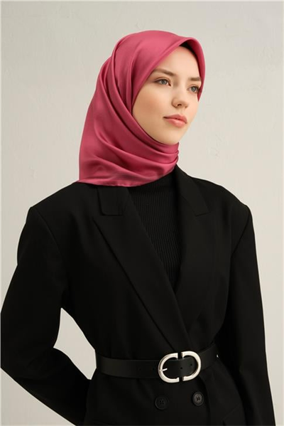 Armine Klasik Desenli Saf İpek Twill Eşarp 9356D 56