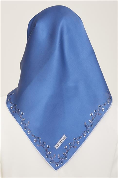 Armine Klasik Desenli Sura İpek Eşarp 24Ya9152 43 38