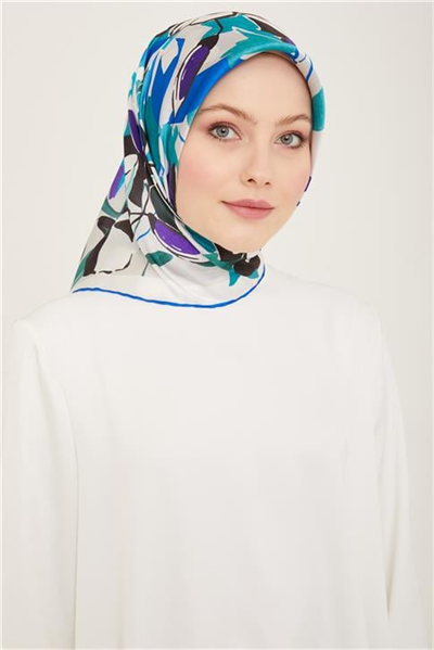 Armine Klasik Desenli Sura İpek Eşarp 24Ya9154 5 04