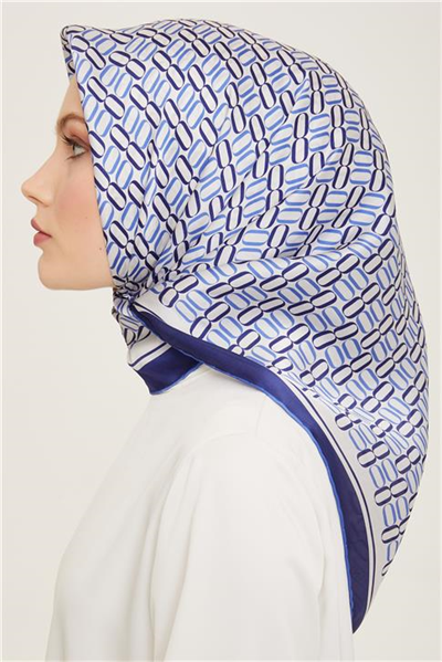 Armine Klasik Desenli Sura İpek Eşarp 24YA9149 50 50