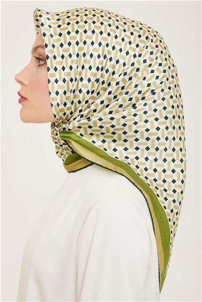Armine Klasik Desenli Sura İpek Eşarp 24Ya9152 43 50