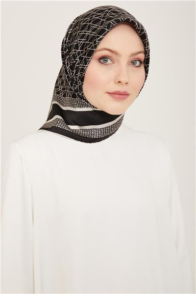 Armine Klasik Desenli Sura İpek Eşarp 24Ya9168 89 01