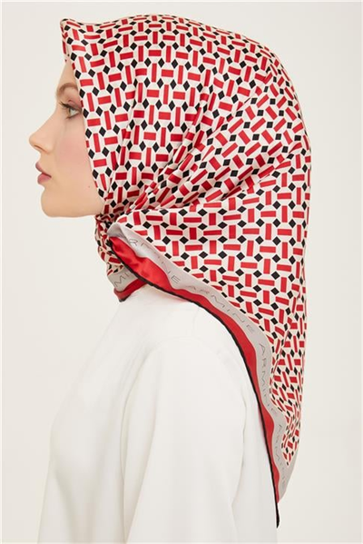 Armine Klasik Desenli Sura İpek Eşarp 24Ya9152 43 31