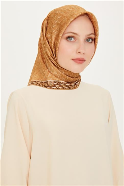 Armine Klasik Desenli Sura Saf İpek Eşarp 9230D 84 06