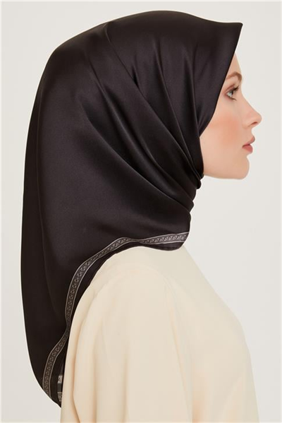 Armine Klasik Desenli Sura Saf İpek Eşarp 9261D 07 82