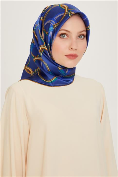 Armine Klasik Desenli Sura Saf İpek Eşarp 9203D 87