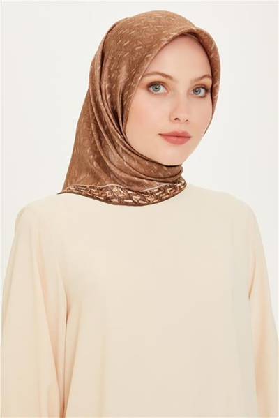 Armine Klasik Desenli Sura Saf İpek Eşarp 9230D 84 01