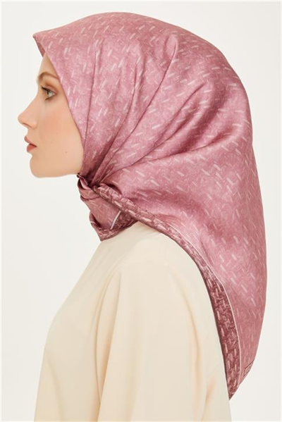 Armine Klasik Desenli Sura Saf İpek Eşarp 9230D 84 31