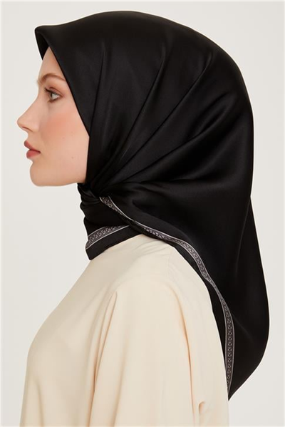 Armine Klasik Desenli Sura Saf İpek Eşarp 9261D 07 07