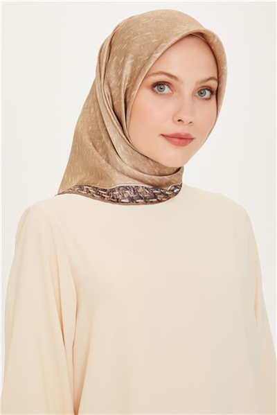 Armine Klasik Desenli Sura Saf İpek Eşarp 9230D 84 05