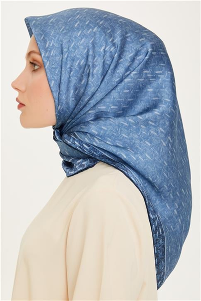 Armine Klasik Desenli Sura Saf İpek Eşarp 9230D 84 33