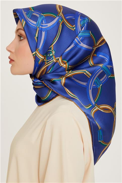 Armine Klasik Desenli Sura Saf İpek Eşarp 9203D 87