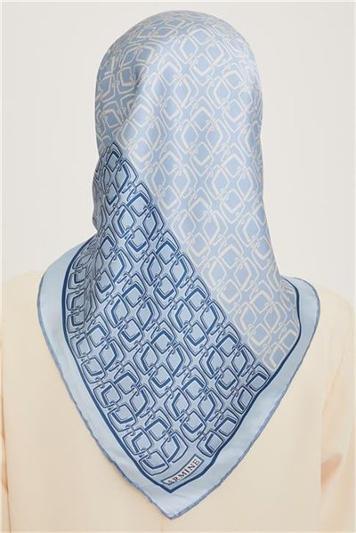 Armine Klasik Desenli Sura Saf İpek Eşarp 9248D 80 36