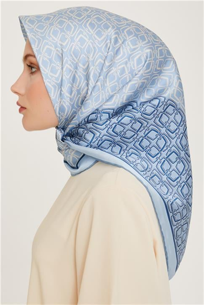 Armine Klasik Desenli Sura Saf İpek Eşarp 9248D 80 36