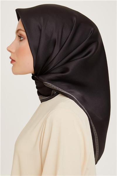 Armine Klasik Desenli Sura Saf İpek Eşarp 9261D 07 82