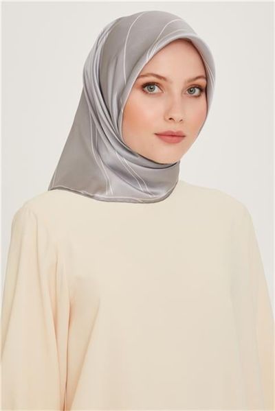 Armine Klasik Desenli Sura Saf İpek Eşarp 9251D 51