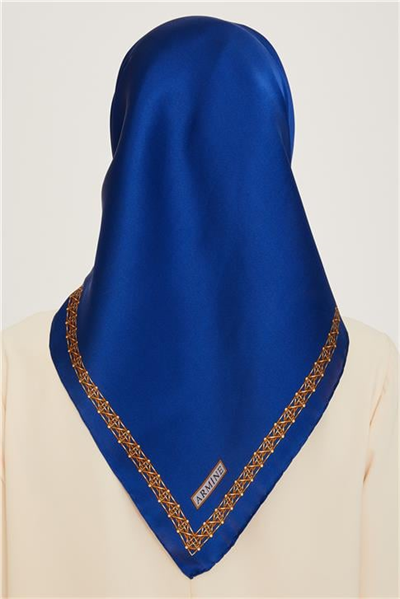 Armine Klasik Desenli Sura Saf İpek Eşarp 9260D 03 53