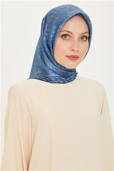 Armine Klasik Desenli Sura Saf İpek Eşarp 9230D 84 33