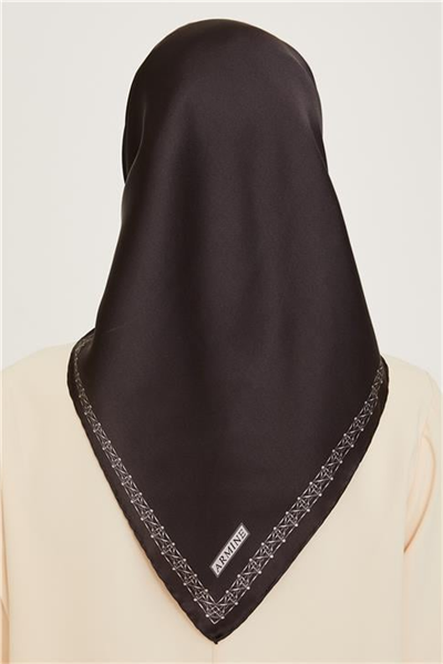 Armine Klasik Desenli Sura Saf İpek Eşarp 9260D 03 80