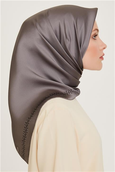Armine Klasik Desenli Sura Saf İpek Eşarp 9260D 03 32