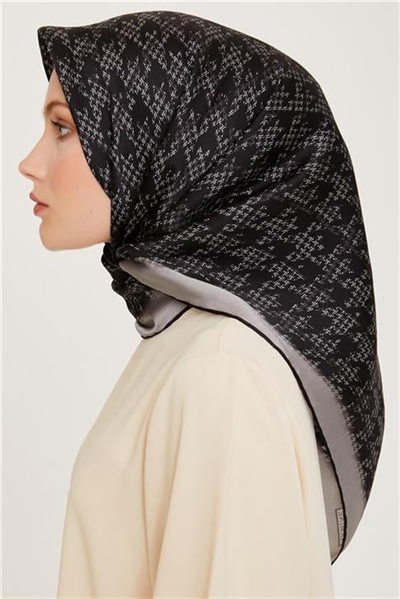 Armine Klasik Desenli Sura Saf İpek Eşarp 9239D 82