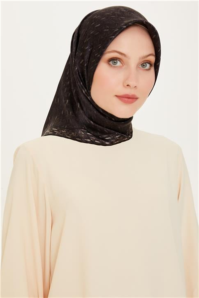 Armine Klasik Desenli Sura Saf İpek Eşarp 9230D 84 50