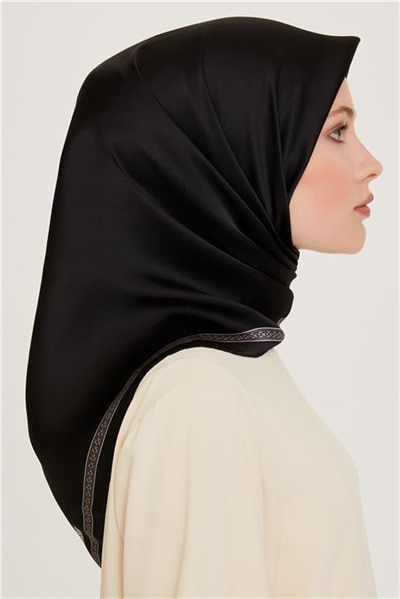Armine Klasik Desenli Sura Saf İpek Eşarp 9261D 07 07
