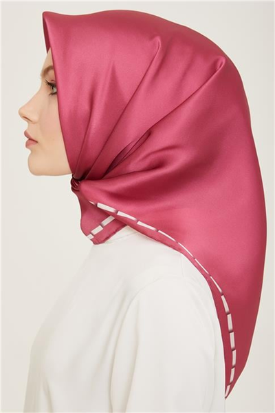 Armine Klasik Desenli Twill İpek Eşarp 24Ya9165 31 51