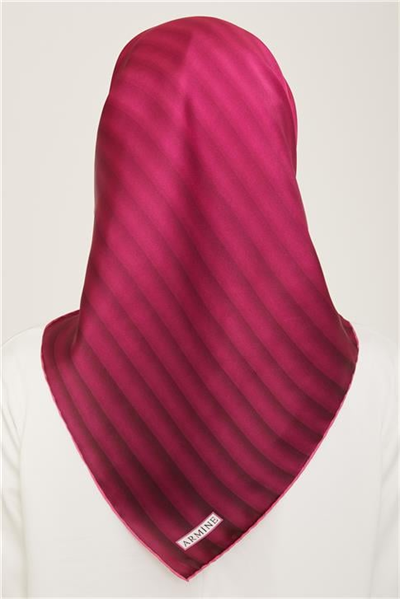 Armine Klasik Desenli Twill İpek Eşarp 24Ya9150 4 53
