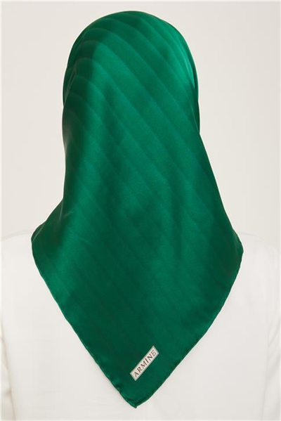 Armine Klasik Desenli Twill İpek Eşarp 24Ya9150 4 84