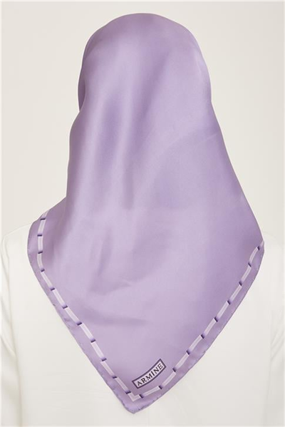 Armine Klasik Desenli Twill İpek Eşarp 24Ya9165 31 11