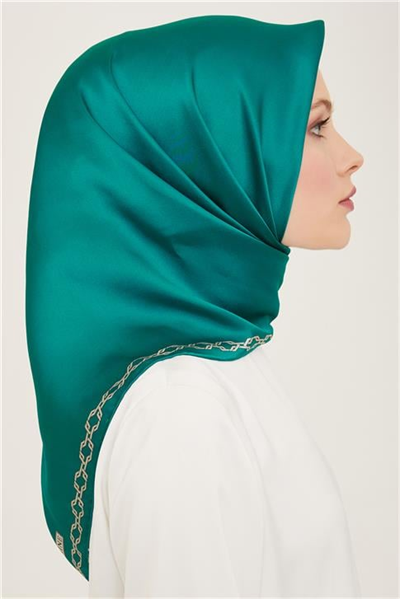 Armine Klasik Desenli Twill İpek Eşarp 24Ya9154 53 82