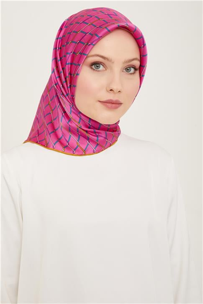 Armine Klasik Desenli Twill İpek Eşarp 24Ya9152 85 07