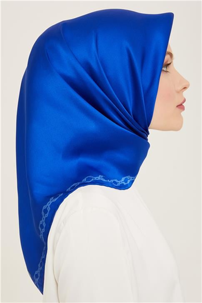 Armine Klasik Desenli Twill İpek Eşarp 24Ya9154 53 53