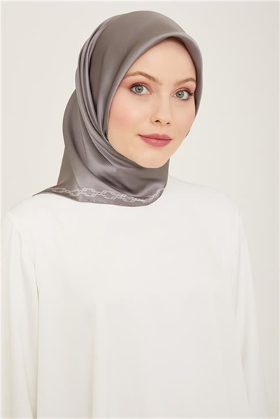 Armine Klasik Desenli Twill İpek Eşarp 24Ya9154 53 54