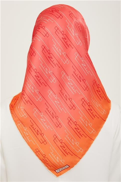 Armine Klasik Desenli Twill İpek Eşarp 24Ya9142 53 81