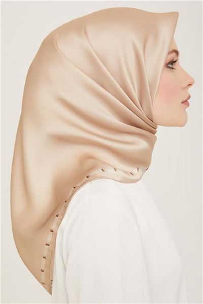 Armine Klasik Desenli Twill İpek Eşarp 24Ya9165 31 10