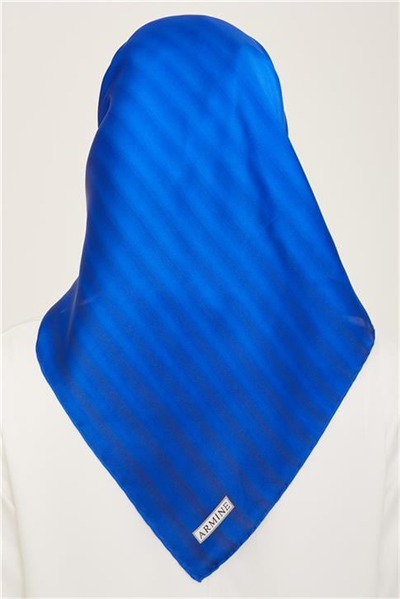 Armine Klasik Desenli Twill İpek Eşarp 24Ya9150 4 83