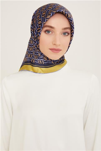 Armine Klasik Desenli Twill İpek Eşarp 24Ya9149 8 89